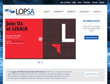 Tablet Screenshot of lopsa.org
